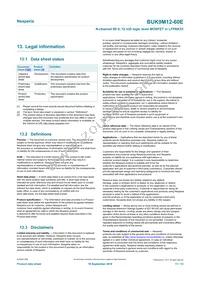 BUK9M12-60EX Datasheet Page 11
