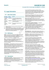 BUK9M120-100EX Datasheet Page 11