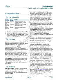 BUK9M14-40EX Datasheet Page 11