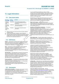 BUK9M156-100EX Datasheet Page 11