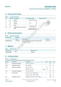 BUK9M23-80EX Datasheet Page 2