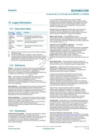 BUK9M23-80EX Datasheet Page 11