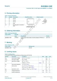 BUK9M43-100EX Datasheet Page 2