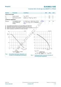 BUK9M43-100EX Datasheet Page 3