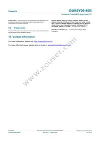 BUK9Y09-40B Datasheet Page 13