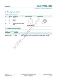 BUK9Y104-100B Datasheet Page 2