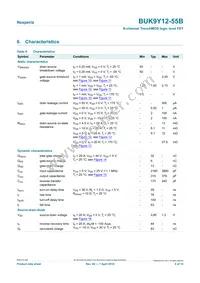 BUK9Y12-55B Datasheet Page 6