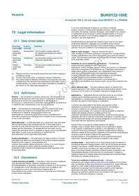 BUK9Y22-100E Datasheet Page 11