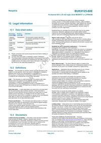 BUK9Y25-60E Datasheet Page 11