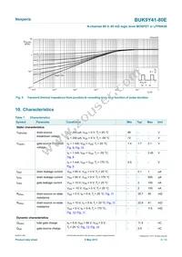BUK9Y41-80E Datasheet Page 5