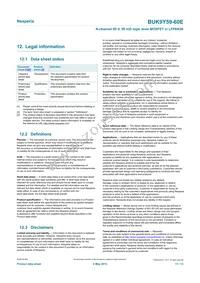 BUK9Y59-60E Datasheet Page 11