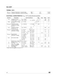 BUL128FP Datasheet Page 2