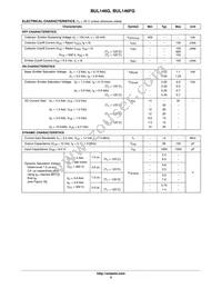 BUL146G Datasheet Page 2