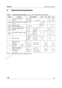 BUL3N7 Datasheet Page 3