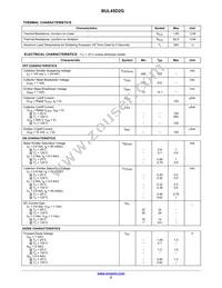 BUL45D2 Datasheet Page 2