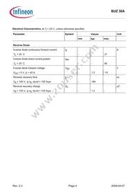 BUZ30A Datasheet Page 4