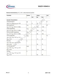 BUZ31 H3045A Datasheet Page 3