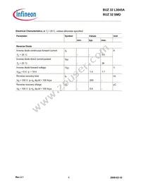 BUZ32 E3045A Datasheet Page 4