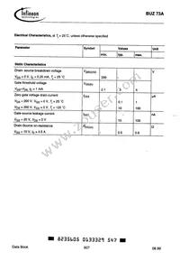 BUZ73AE3046XK Datasheet Page 2