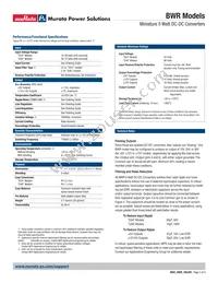 BWR-15/165-D24-C Datasheet Page 3