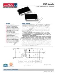 BWR-15/275-D5A-C Datasheet Cover