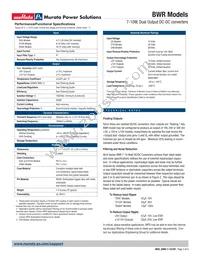 BWR-15/275-D5A-C Datasheet Page 3
