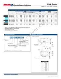 BWR-15/85-D5-C Datasheet Page 2
