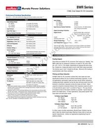 BWR-15/85-D5-C Datasheet Page 3