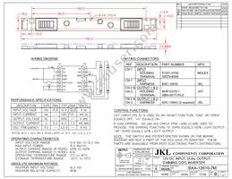 BXA-12610-7M Datasheet Cover