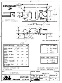 BXA-501/KIT Datasheet Cover