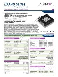 BXA40-48S2V9-SM Datasheet Cover