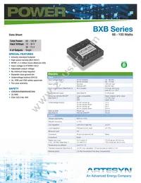 BXB100-48S12FLTJ Datasheet Cover