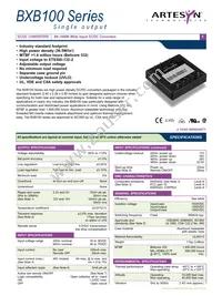 BXB100-48S3V3FHT Datasheet Cover