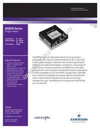 BXB50-24S15FLTJ Datasheet Cover