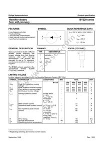 BY229-600 Datasheet Cover