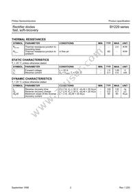 BY229-600 Datasheet Page 2