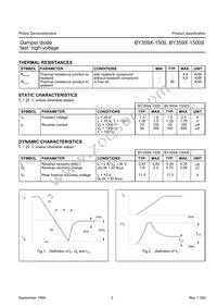 BY359X-1500 Datasheet Page 2