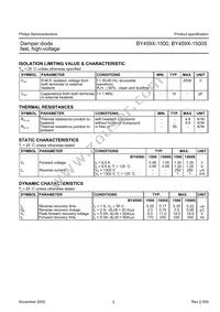 BY459X-1500S Datasheet Page 2