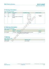 BYC15-600PQ Datasheet Page 2