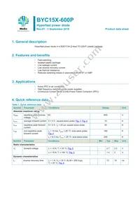 BYC15X-600PQ Datasheet Cover