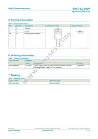 BYC15X-600PQ Datasheet Page 2