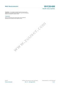 BYC20-600 Datasheet Page 9
