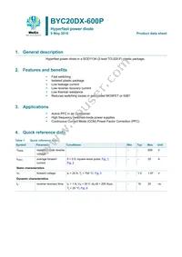 BYC20DX-600PQ Datasheet Cover