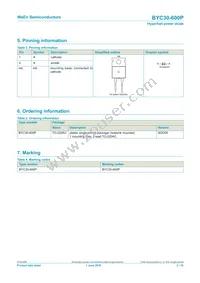 BYC30-600P Datasheet Page 2
