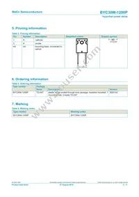 BYC30W-1200PQ Datasheet Page 2