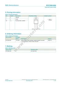 BYC58X-600 Datasheet Page 2