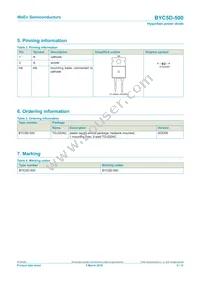 BYC5D-500 Datasheet Page 2