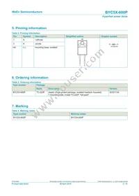 BYC5X-600PQ Datasheet Page 2