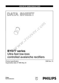 BYD77D Datasheet Cover