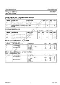 BYM358X Datasheet Page 2